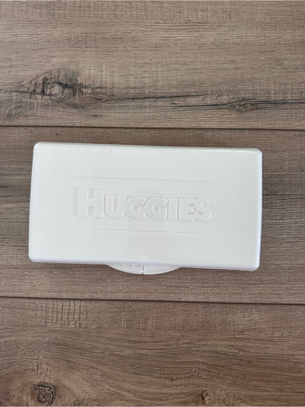 Vintage Huggies Wipes Container - Portable Flip-Top Case